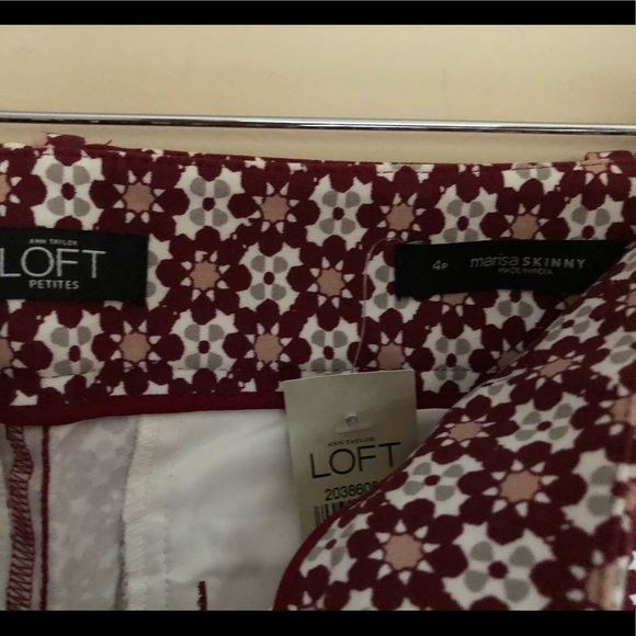 👖ANN TAYLOR LOFT SKINNY ANKLE PANT Sz 4P - Picture 9 of 11